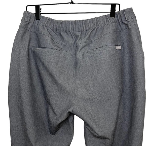 Figs Technical Collection Gray Scrub Pants Button Closure Women's size L - Picture 6 of 10